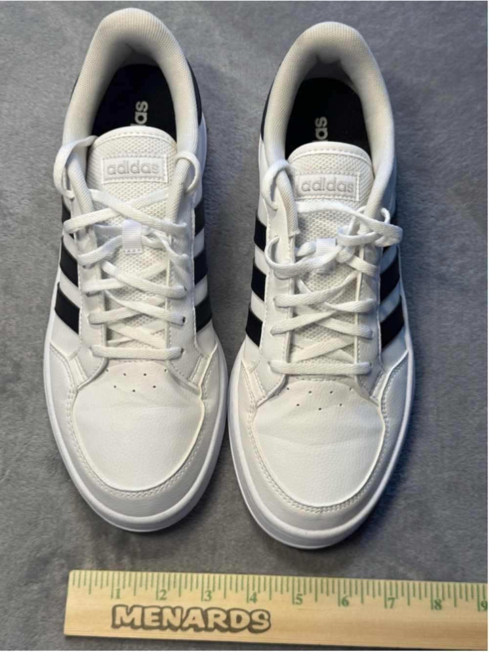 adidas Breaknet White Black Men Casual Lifestyle Shoes Sneakers Size 10